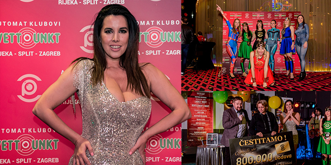 WETTPUNKT PARTY Nives Celzijus, zlatne pločice, ekskluzivne boce pića u obliku poluga...