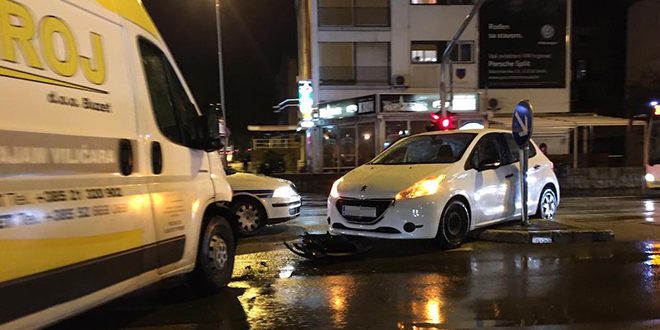 Sinoć se u Splitu dogodila prometna nesreća, policija traži očevice