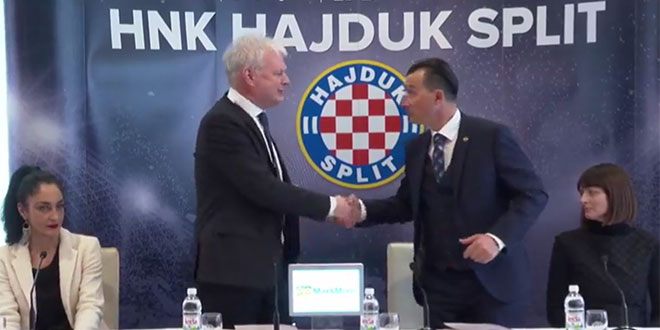 Potpisan trogodišnji sponzorski ugovor između Hajduka i tvrtke Max&Moris