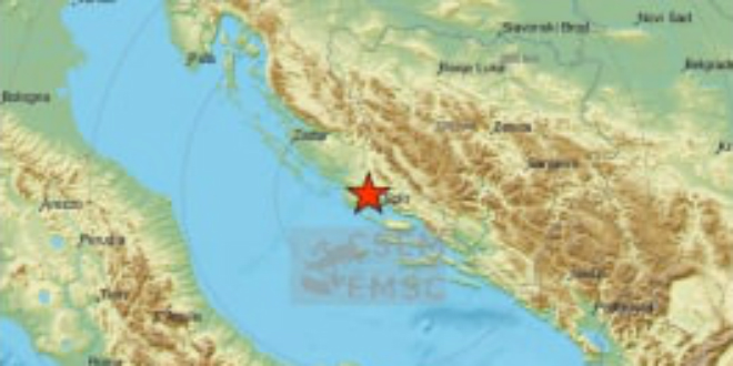 Blaži potres zatresao zaleđe Trogira