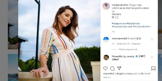 MARIJANA BATINIĆ 'Draga linijo, vidimo se za otprilike godinu dana!'