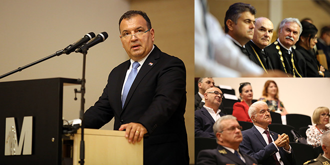 SVEČANO NA SVEUČILIŠTU Beroš nasmijao brucoše, rektor Ljutić hvalio Plenkovića