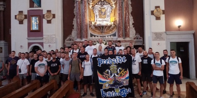 Torcida hodočastila Stazom Gospi Sinjskoj