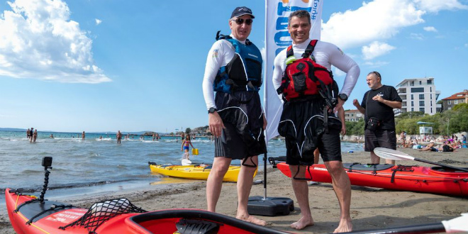 FOTOGALERIJA Mike Saran kreće kajakom i biciklom od Savudrije do Prevlake, zadnji trening imao je u Splitu