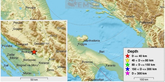 Potres u Splitu, epicentar je kraj Benkovca