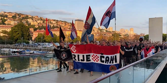 Prosvjed protiv 'Zvijezde' u Rijeci: 'To je simbol najvećeg zla u Hrvatskoj'