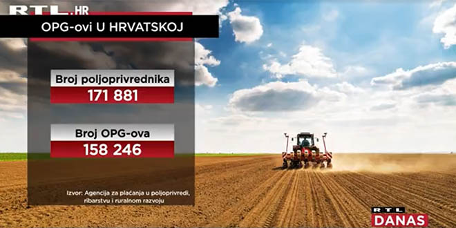 Prvi podatci s popisa OPG-ova: U Hrvatskoj ima više od 170.000 poljoprivrednika