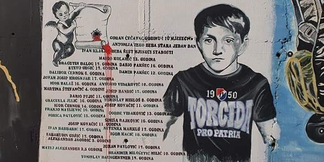 TORCIDA NE ZABORAVLJA: U Vukovarskoj ulici posvetili mural djeci ubijenoj u gradu heroju