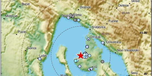 Rijeka se ponovno zatresla