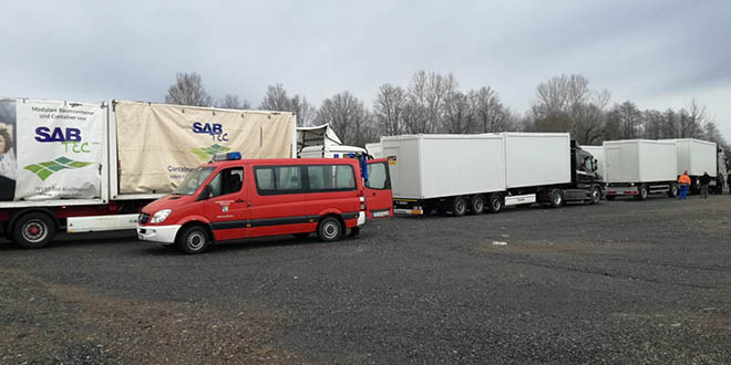 Treći konvoj pomoći iz Njemačke stigao u Sisačko-moslavačku županiju