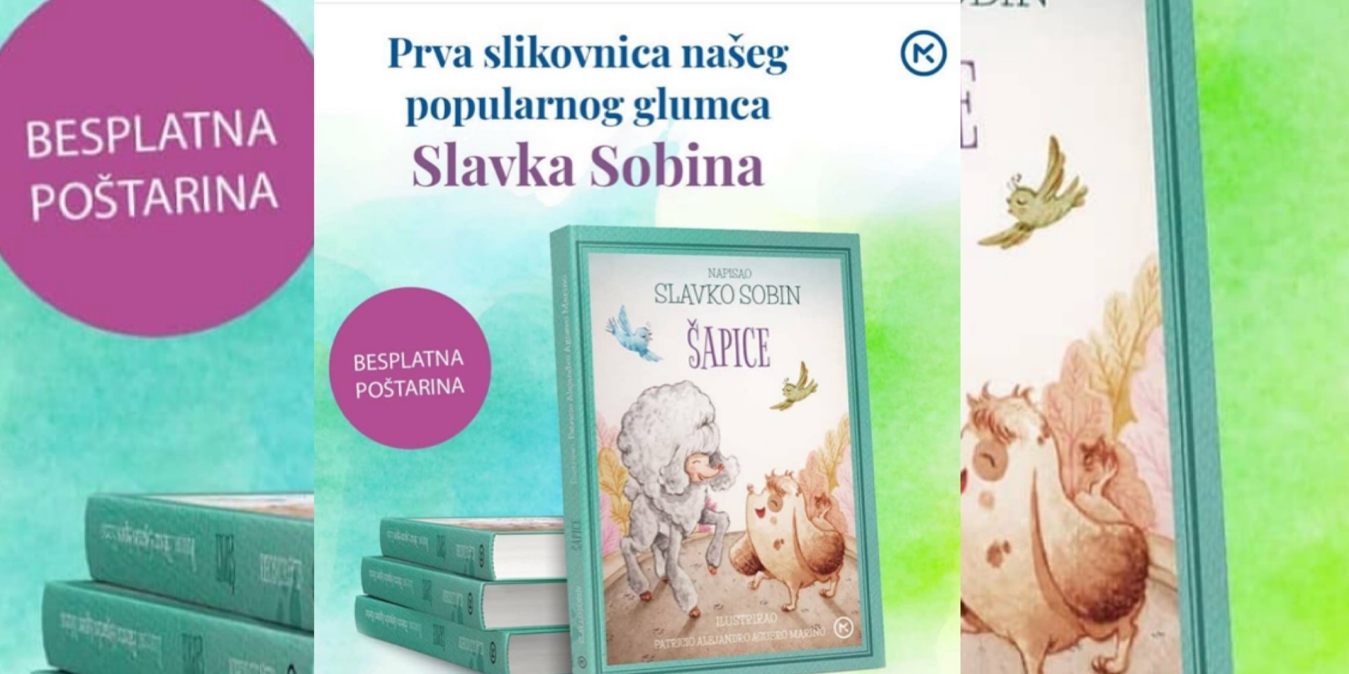 GLUMAC SLAVKO SOBIN: Napisao sam knjigu