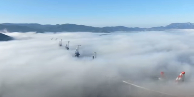 VIDEO Ovako izgleda Pelješki most iz zraka