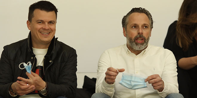 Jakobušić i Nikoličius došli podržati Split protiv Crvene zvezde