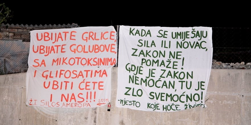 FOTOGALERIJA Noćna akcija ogorčenih Vranjičana