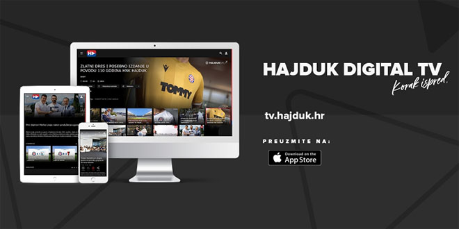 VIJEST S POLJUDA: Lansiran Hajduk Digital TV!