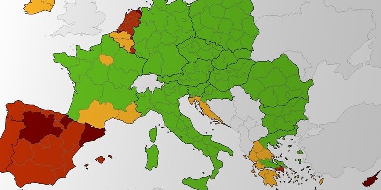 PONARANČASTILI SMO Hrvatska obala više nije zelena na novoj korona-karti EU-a
