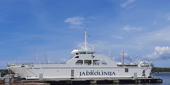 JADROLINIJA: Novonabavljeni trajekt Otok Pašman uključen u redovan promet