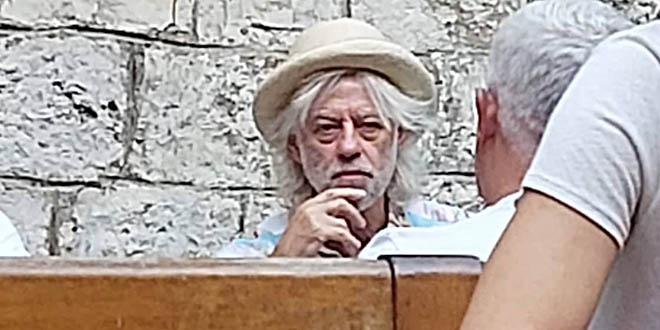 Legendarni Bob Geldof u kafiću u splitskom Getu