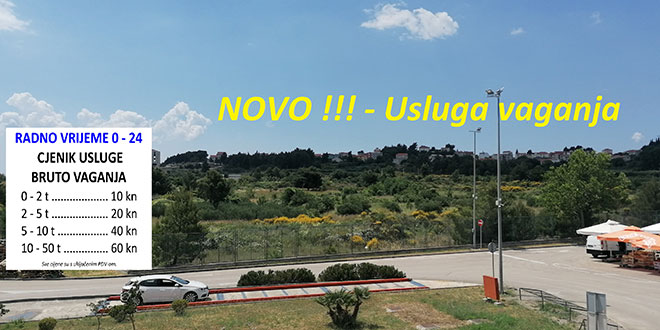 REGIONALNA VELETRŽNICA na TTTS-u:  Nudimo usluge vaganja 18 metara dugom kolnom vagom do 50 tona za sve vrste tereta!