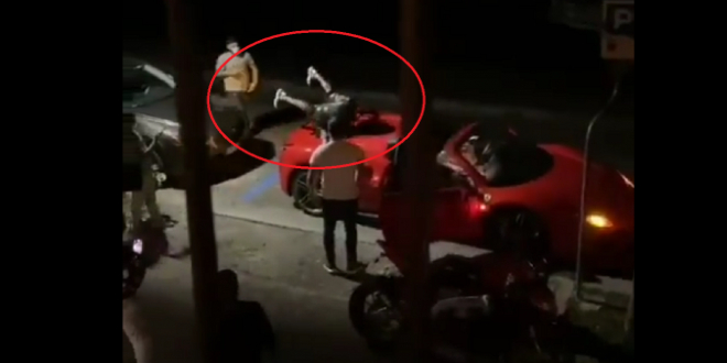 VIDEO: Poznati nogometaš je toliko pijan da ne može ući u automobil
