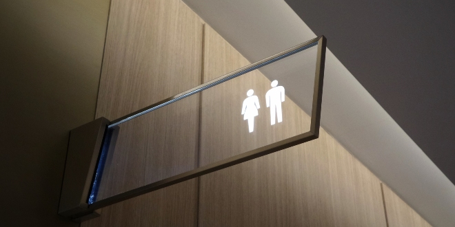 Znate li što predstavlja ženski znak na WC-u?