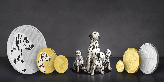 Hit na tržištu zlata i srebra: obojene kovanice Dalmatinski pas 