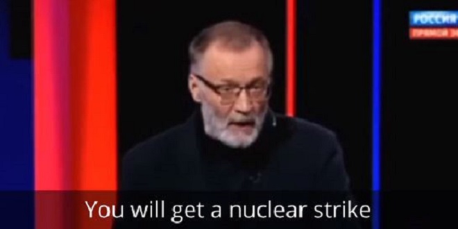 VIDEO Ruski politolog zaprijetio Europi nuklearnim oružjem