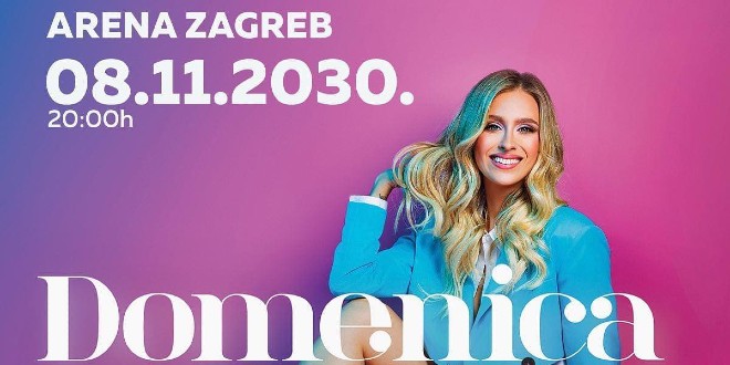 Domenica najavila koncert u Areni Zagreb osam godina unaprijed