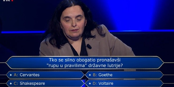 MILIJUNAŠ Splićanka Neda Kustura nije znala da se Voltaire obogatio na državnoj lutriji