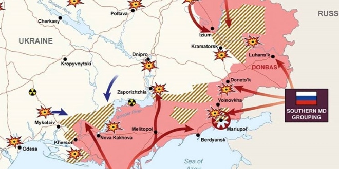 Britanci objavili novu kartu rata u Ukrajini: 'Rusi nadiru s juga i istoka'