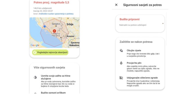 Mnogi ostali u čudu, informaciju da će se zemlja zatresti dobili su na mobitel