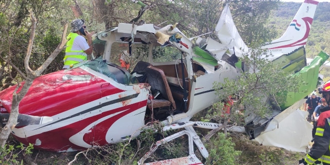 ANALIZA ZRAKOPLOVNE NESREĆE Cessna na Braču se nije srušila, radilo se o prinudnom udarnom slijetanju