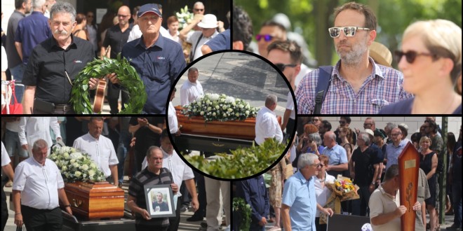FOTOGALERIJA Na Lovrincu sahranjen splitski novinar Vladimir Matijanić