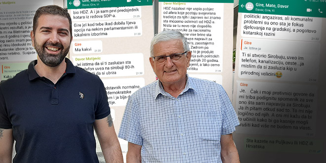 WHATSAPP INTERVJU Davor Matijević i Ivica Grubišić Gire su postavili pitanja jedan drugome, pogledajte kako političari glume novinare