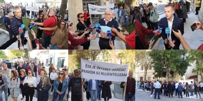 PROSVJED RADNIKA GALEBA 'Nismo zadovoljni radom povjerenstva Grada Omiša. Upitan je daljnji razvoj trikotaže'
