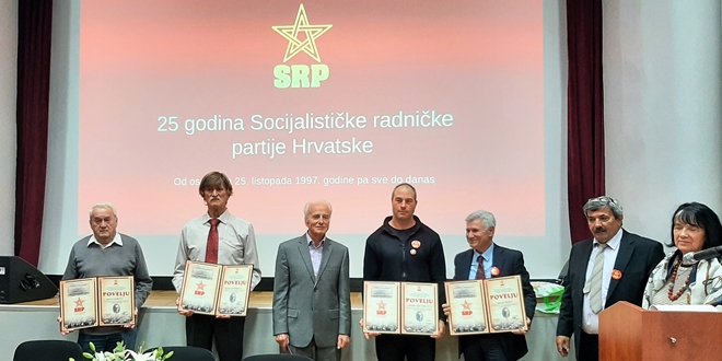 SVEČANA AKADEMIJA SRP-a Promovirana knjiga 'Prva hrvatska republika 1945.' u izdanju Udruge antifašista i antifašističkih boraca Grada Splita