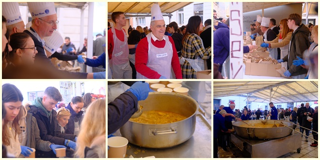 FOTO/VIDEO Za 15-ak minuta na Peškariji podijeljeno 5000 porcija bakalara