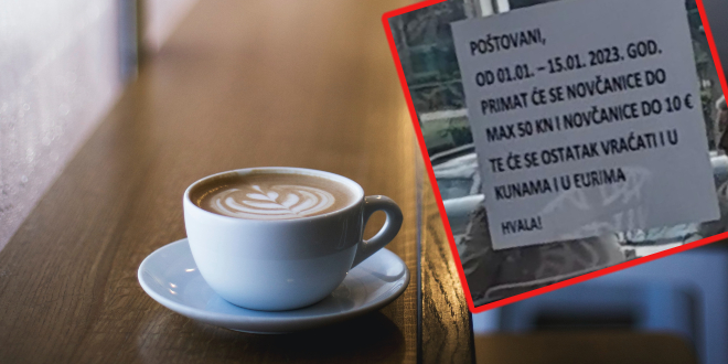 NAVIKAVANJE NA EURO: U kafić na Splitu 3 bez krupnih novčanica
