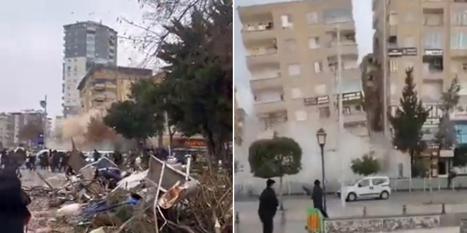VIDEO Dok spasioci tragaju za preživjelima, oko njih se ruše zgrade