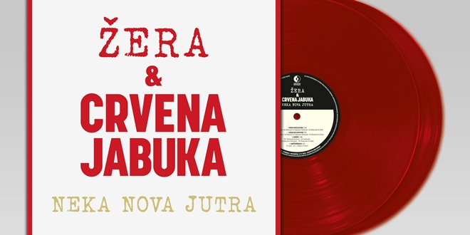 CRVENA JABUKA Album 'Neka nova jutra' na dvostrukom crvenom vinilu i novi rasprodani koncerti