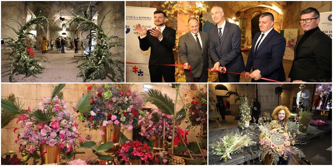 FLOWERS & FASHION: 'Split je ovih dana najljepša cvjećarnica na svijetu, Podrumi dekorirani s 50 tisuća cvjetova'
