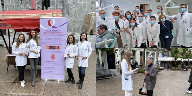 TJEDAN SVJESNOSTI O ORALNOM KARCINOMU Stomatolozi educiraju građane o prevenciji