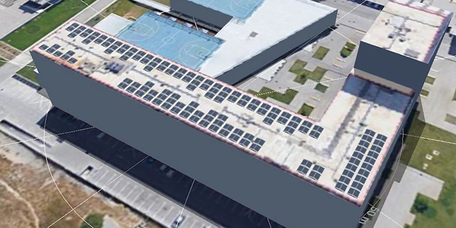 FOTO Na krovu Studentskog doma dr. Franjo Tuđman ubrzo će zaživjeti projekt fotonaponske elektrane