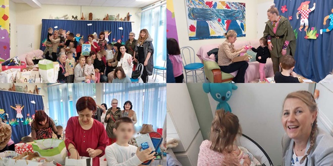 FOTO Medicinske sestre iz KBC-a Split razgovarale, plesale i igrale se sa štićenicima Centra 'Juraj Bonači' i Maestrala