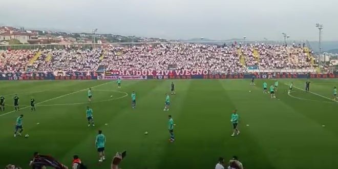VIDEO: Ovako je izgledao stadion kad je zaorilo 'Dalmacijo'