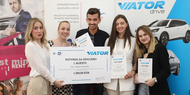 FOTOGALERIJA Na Ekonomskom fakultetu u Splitu dodijeljene nagrade u sklopu 'Viator - studentskog natjecanja'