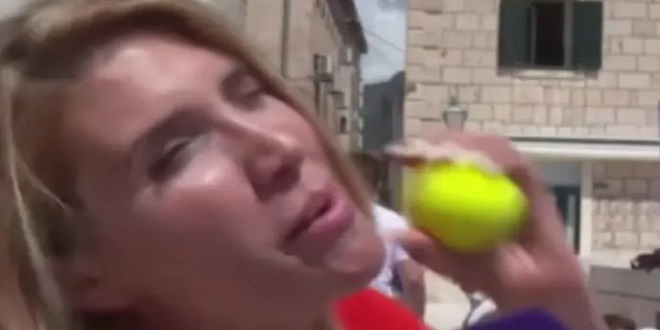 VIDEO Mirtu Šurjak pogodili teniskom lopticom na snimanju
