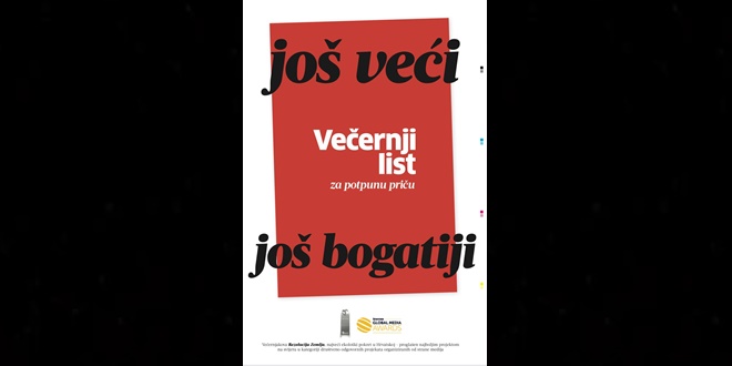 Večernji list od sutra formatom veći, tekstovima bogatiji i izgledom kvalitetniji: 'Idemo ukorak sa suvremenim dobom'