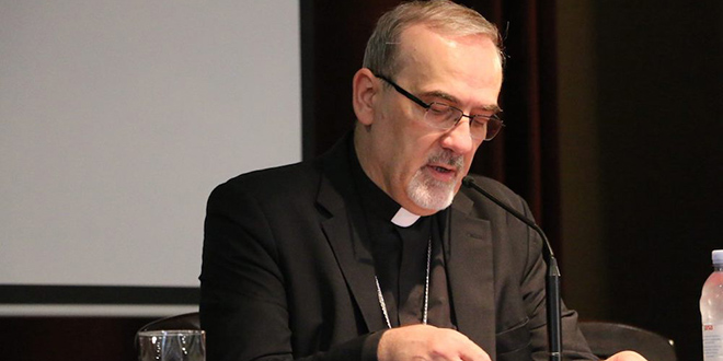DAN SVEUČILIŠTA Latinski jeruzalemski patrijarh Pierbattista Pizzaballa održao predavanje na KBF-u