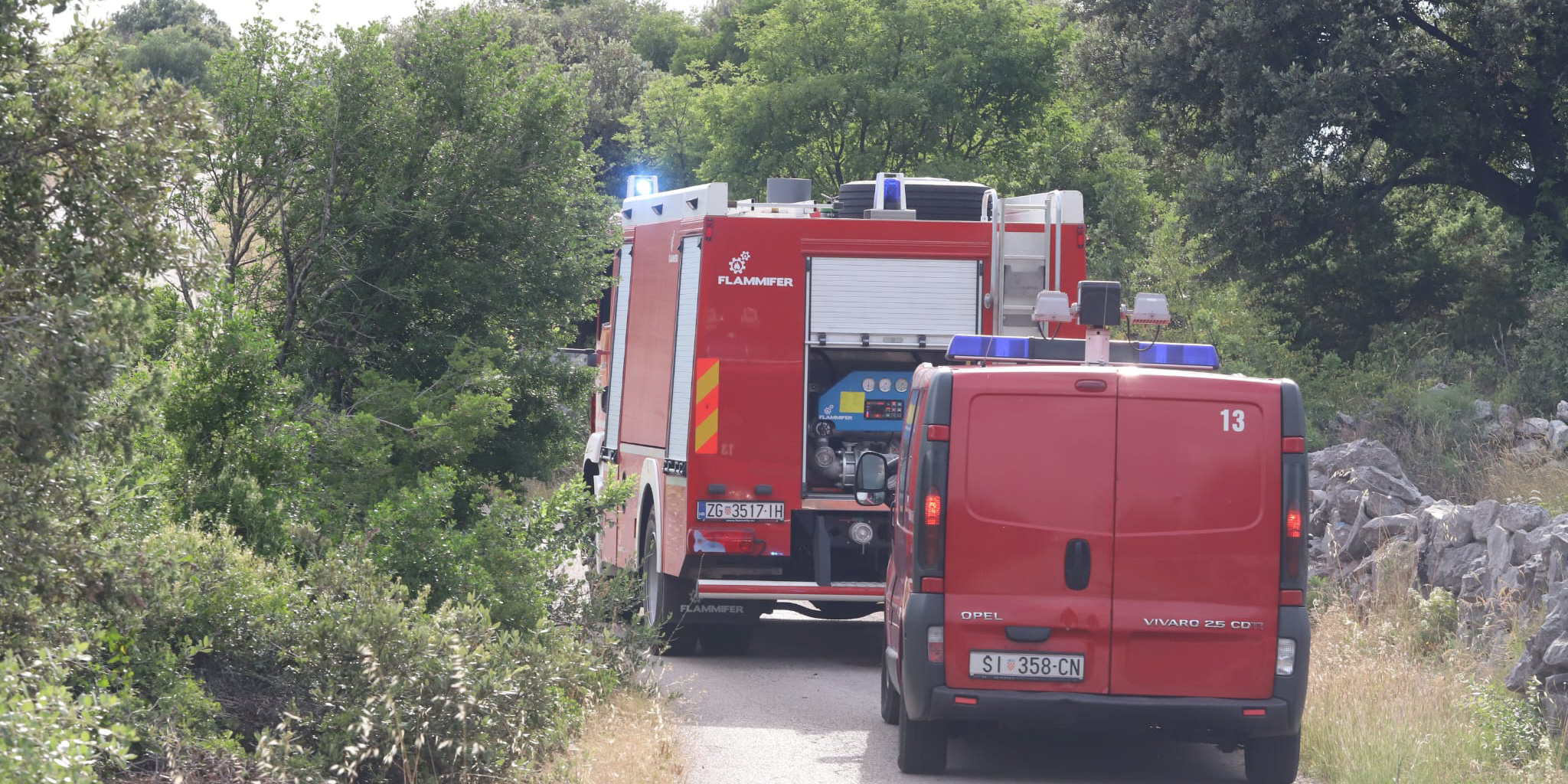 Vatrogasci spasili tri dehidrirane osobe u Vinišću